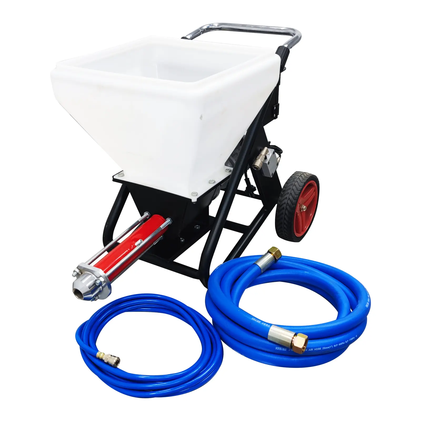 YOKOMA High Pressure Paint Spraying Machine Putty Cement Grouting Spraying Machine 110V Sand Mortar Spraying Pump Machine Mortar Wall Plastering Machine