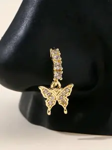 Elegant Butterfly Nose Ring for Women, Stylish Accessory for All Occasions, Casual Wear for Daily Use, Nose Piercing Jewelry