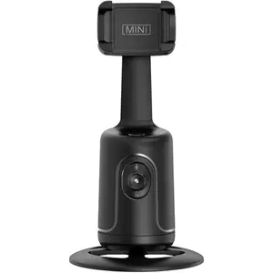Smartphone Gimbal with Auto Face Tracking, AI-Powered 360° Auto Tracking Stabilizer & Tripod for iPhone Android Video Vloggers, YouTube TikTok Live