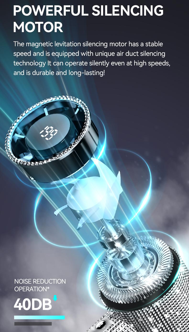 Diamond-Shimmering Luxury Fan-A Portable Handheld Turbo Fan 3 Gear Wind Rechargeable Long Battery Life Hand Fan With Digital Display For Outdoor Activities Travel Office Strong Boosting Output Long Distance Blowing