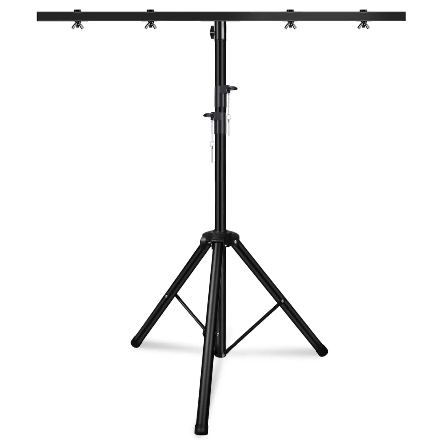 5Core DJ Light Stand Stage Lighting Truss System Height Adjustable 39 to 100" Heavy Duty T bar Mount