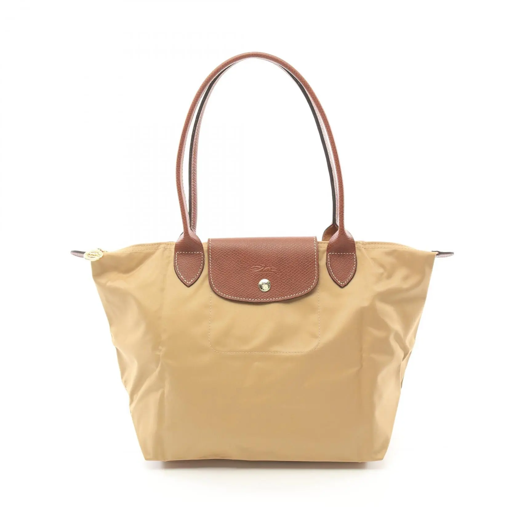 Pre-owned Longchamp Canvas Tote Bags LE PLIAGE ORIGINAL M Leather Tote Bag
