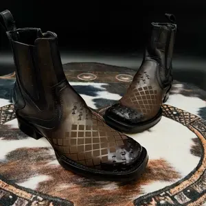 Botin Vaquero de Cierre Para Caballero