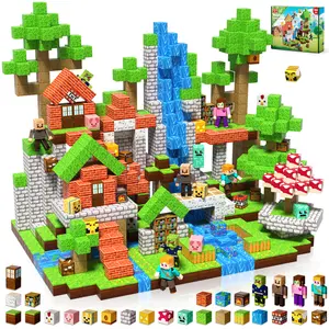 Magnetic Blocks - 164PCS Magnetic Building Blocks Cubes, Magnet Toys for Kids Age 3+, Toy Building Set for Kids, Magnets Stacking Construction Toys Easter Birthday Gifts for Boys Girls Age 4-8, 8-12,summerwins