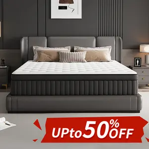 【DIDISLEEP】8/10/12/14 Inch Twin, Full, Queen, King quality Mattress Sponge Foam And Spring, Hybrid Mattress Medium Firmness, Lumbar Support, Ergonomic queen size mattress Interior Modern, For Home Rooms Hotels, Boxed Halloween Christmas Gift Furniture