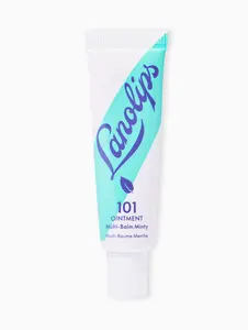 101 Ointment Multi-Balm Minty 100% Natural Lanolin Lip & Skin Balm with Vitamin E, Peppermint, Multi-Purpose Hydration (10g)