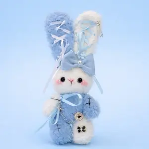Handmade crochet bunny with lace ear Decorative | keychain