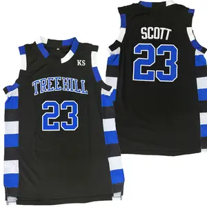 Classic TV Show Inspired Tree Hill #23 Scott Sleeveless Jersey Casual Sports Basketball Uniform