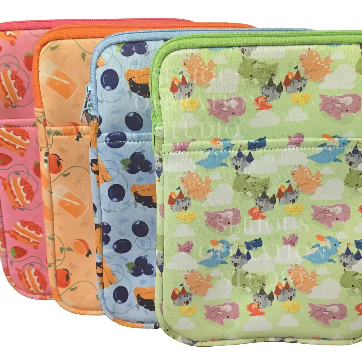 Book+Tech Sleeve w/ Zipper & Front Pocket