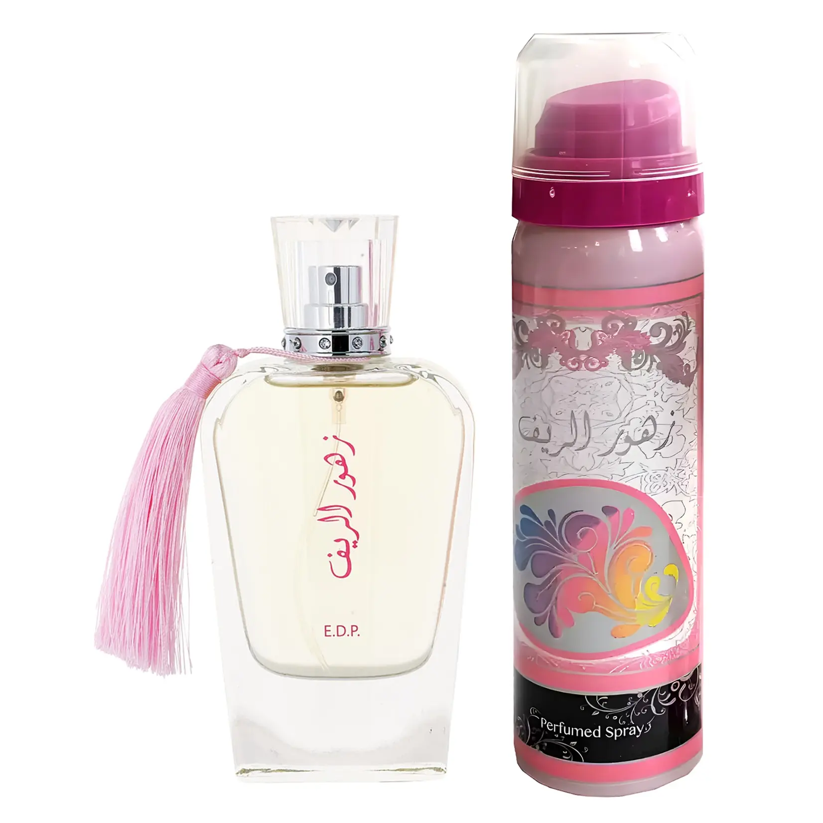Ard Al Zaafaran Zahoor Al Reef 2 Piece Bundle Set for Women (Eau de Parfum Spray - 2.7 Ounce + Deodorant - 1.6 Ounce)