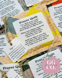 Pocket Prayer Quilt, Prayer, Pocket Square, Faith In Your Hands, Handmade, Prayer Cloth, Christian Gift, Quilted