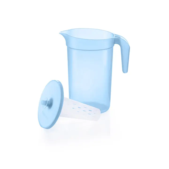 Tupperware® Ilumina 1-Gal (3.8L) Water Jug Pitcher with Infuser, Lid, Easy-Pour Function | BPA-Free Kettles & Jugs for Kitchen Drinkware Use