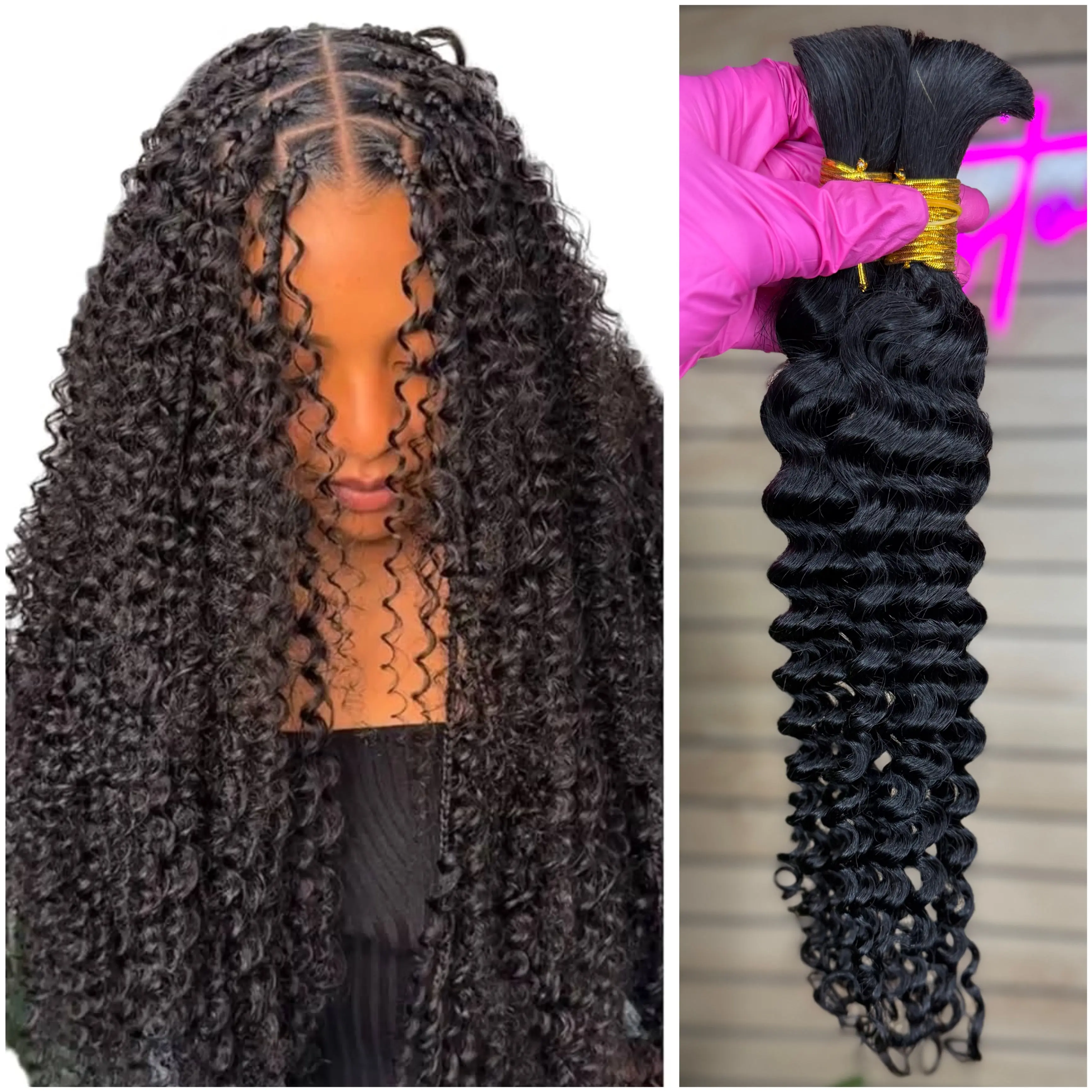 Bohemian Kinky hair boho