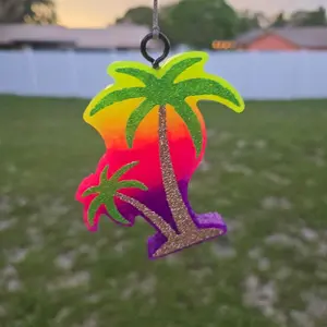 Palm Tree Car freshie- Ombre