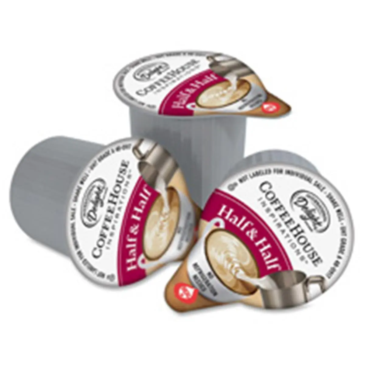 International Delight Creamy Half & Half Coffee Creamer, Low-Calorie Option, 180-Count Pack