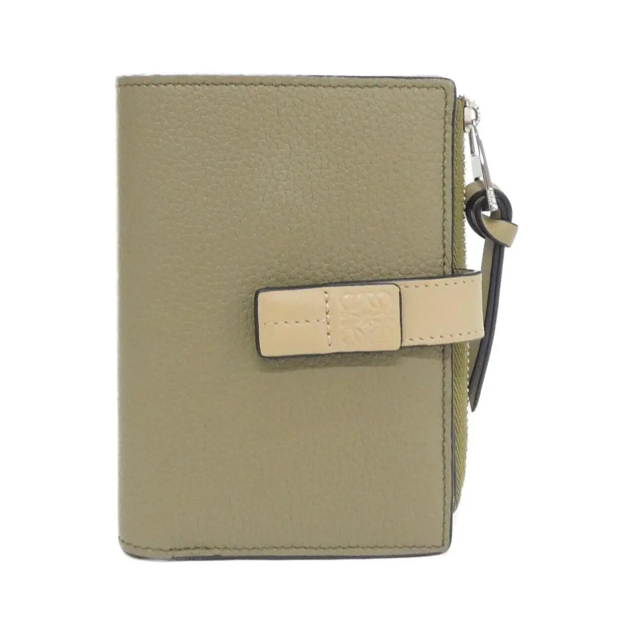 Pre-owned Loewe Calfskin Small Leather Goods Calf Leather Wallet