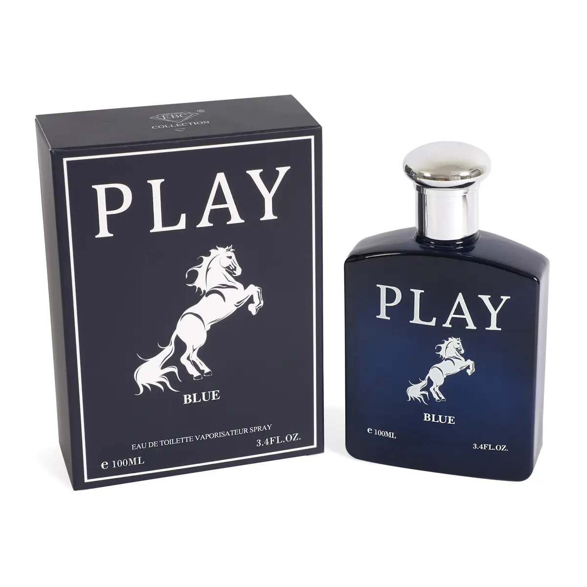 Play Blue Eau de Toilette Spray for Men - Fresh Aquatic Cologne 100ml/3.4fl.oz - Light Scent for Layering