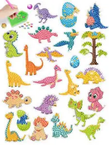 Diamond Painting Stickers Dinosaurs