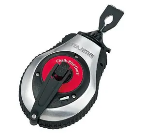 Tajima | Chalk-Rite® Dura 1 mm chalk snap line with Integrated Handle Release Tool Box Heavy Duty