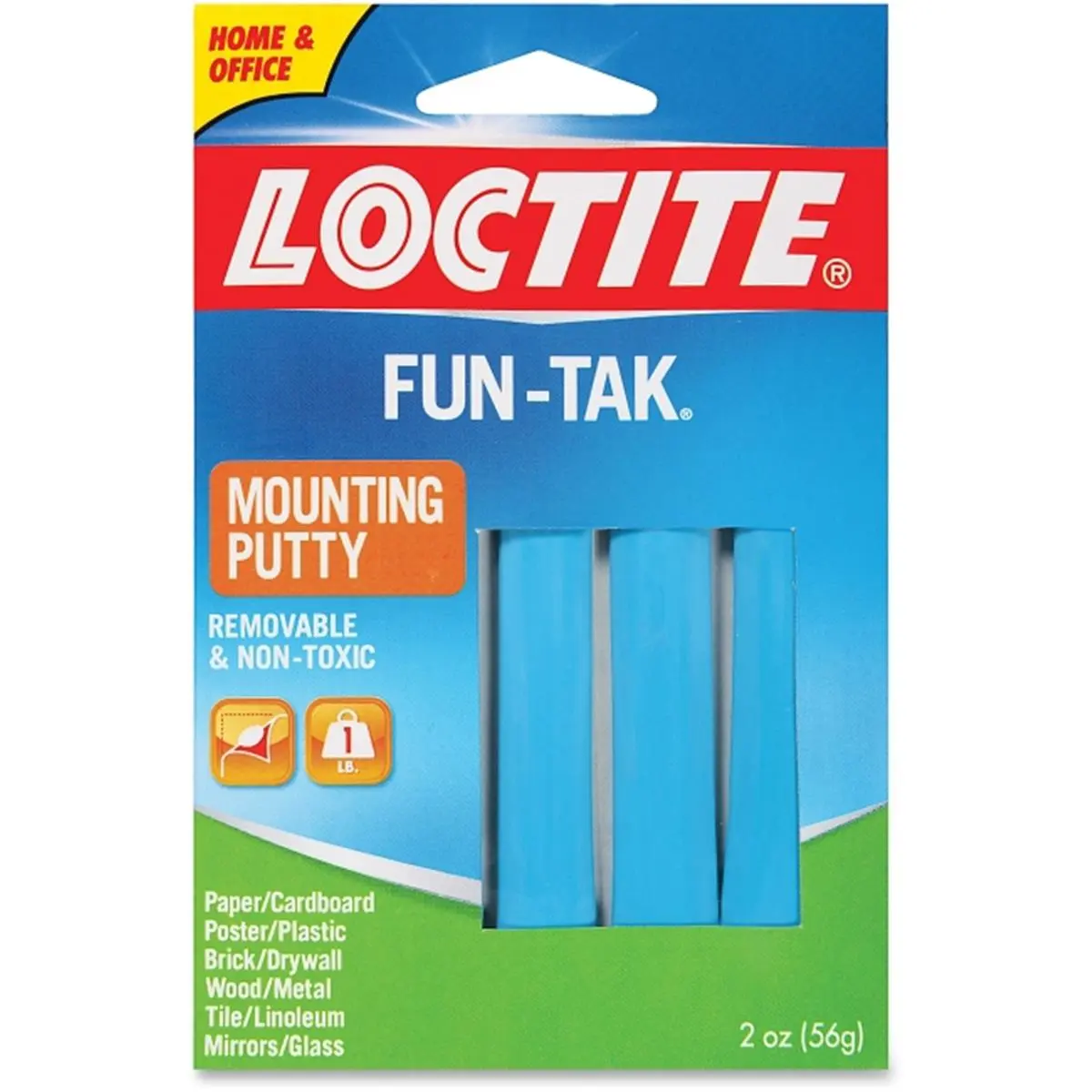 Loctite LOC1270884 Fun Tak Mounting Putty - Glue-Based, Permanent, Quick-Setting, Adhesion Super Glue for Tools & Hardware Applications, Glue-Based Super Glue