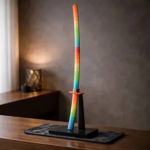 Xxx Large Fidget Sword for Stress Relief - Rainbow Gradient Design - Perfect for Anxiety Management