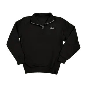 Mini Logo Quarter-Zip Black