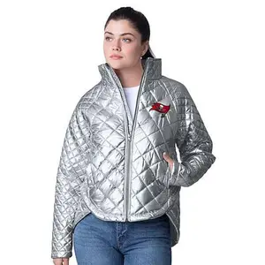 Football Fan Shop Officially Licensed NFL 4Her Team Mascot Metallic Jacket by Glll - Bucs