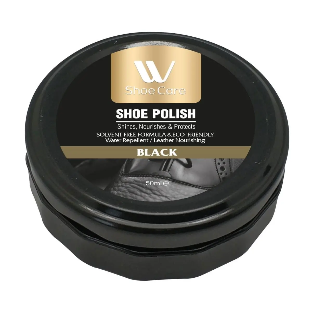 212 MAIN Leather Shoe Polish & Leather Conditioner, Footwear Care Product with Soft Natural Wax - Shines, Nourishes, Water Resistant for Black Shoes (Includes Weight Details)