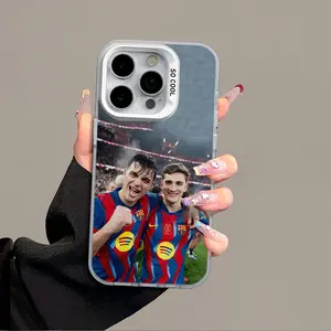 Gavi Pedri IPhone 17 Promax Phone Case Anti Drop Case Suitable For IPhone 16 15 14 13 12 11 Xs Plus Samsung S25 S24 S23 S22 Ultra FE Acrylic Protective Shockproof Rugged Case Football