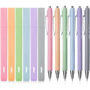 - Aesthetic Highlighters and s No Bleed, 12 Pack, -Safe Highlighters with Black Ink s, -Drying, Smooth Writing for Journaling, Note-Taking, Planning & Studying