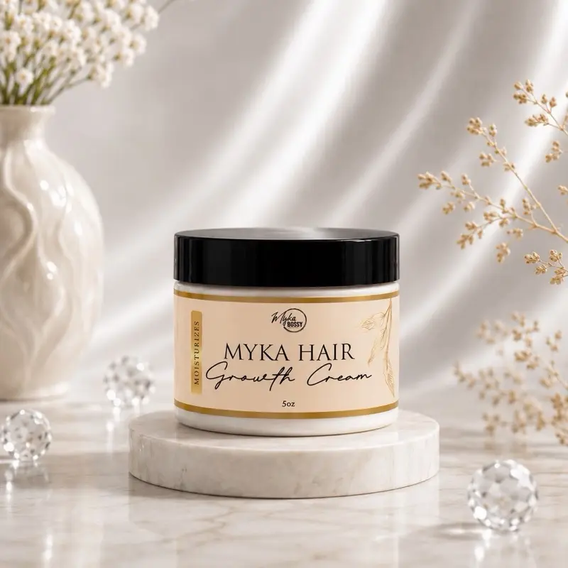 MYKA BOSSY COLLECTION Myka Glow Face Cream with Carrots, a Gentle & Creamy Hydrating Daily Formula for Softening, Brightening, and an Aesthetic Shine Enhancing Glow, 2 oz, Smooth, Aesthetic Glow