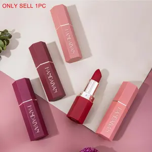 Long Lasting Matte Lipstick, 1 Count Moisturizing Matte Lipstick, Suitable for All Occasions Lip Makeup, Girls and Women Makeup Accessories, Individual Lipsticks