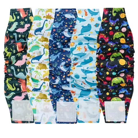 5-Pack Special Offer Pet Diapers, Dog Urine Pads, Pet Absorbent Pads, Puppy Liner, Pee Guard, Dog Diapers, Male Diapers, Male Straps, Polite Strap, Waterproof, Elastic Waist, Dog Etiquette Strap, Available in Multiple Colors