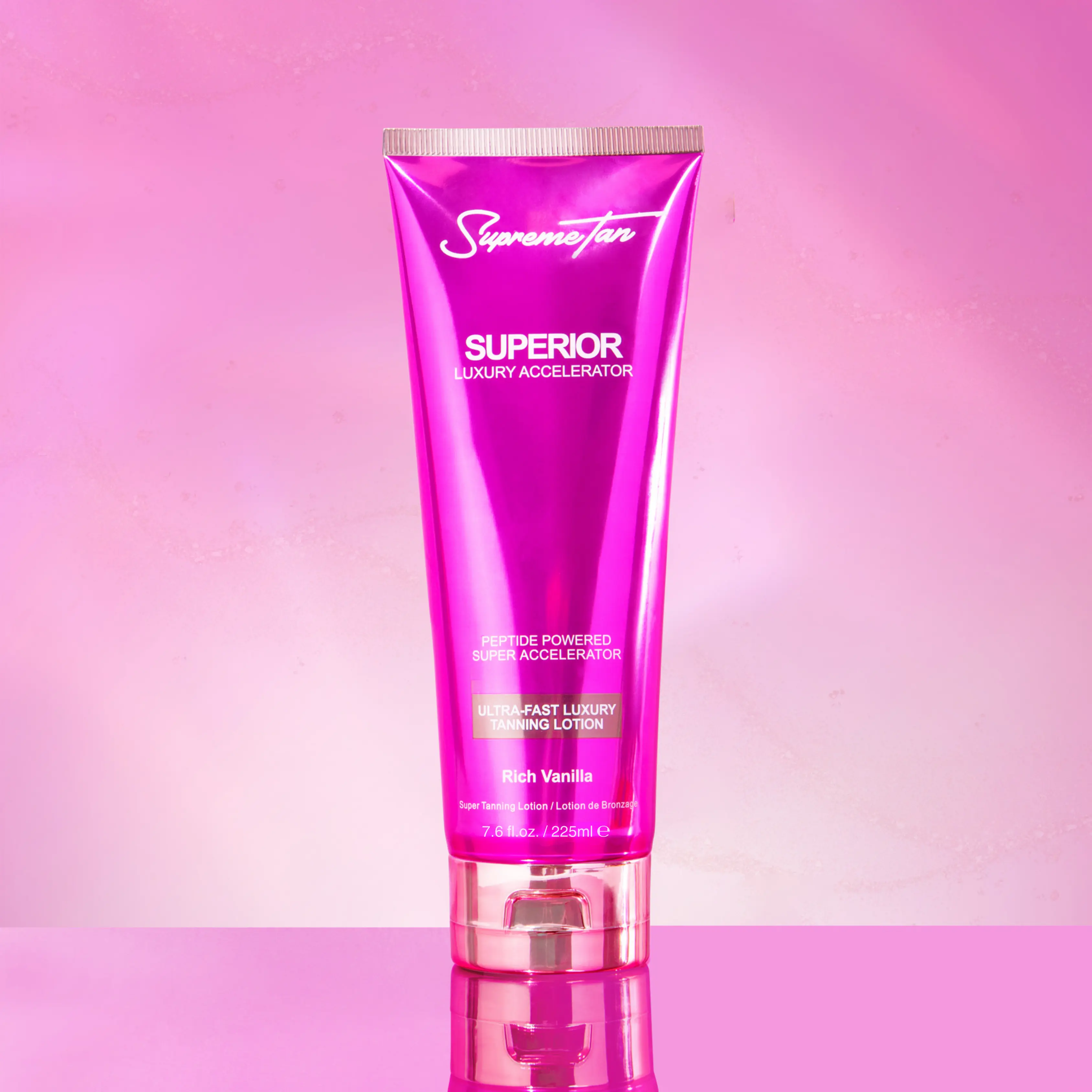 SupremeTan SUPERIOR Luxury Tanning Accelerator Lotion - Vanilla Peptide Powered Advanced Formula SupremeTan SUPERIOR Luxury Tanning Accelerator Lotion - Vanilla Peptide Powered Advanced Formula