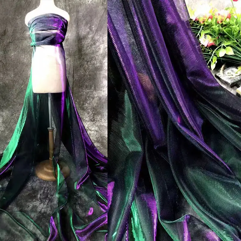 SH Patterned Tulle Tailoring Fabric - Breathable, Soft Patterned Fabric for DIY Crafts, Sewing Projects, Cosplay Costumes