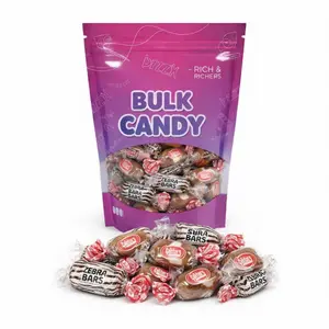 Creamy & Crunchy Retro Mix (1lb) - Atkinson's Zebra Bars & Goetze's - Old School Nostalgic Snacks