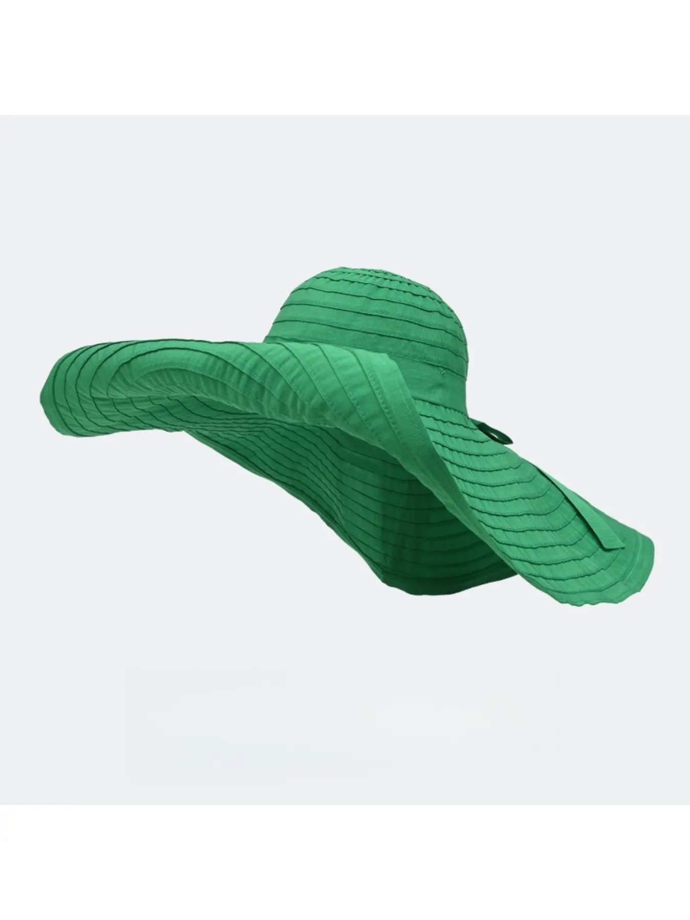 Women's enlarged brim outdoor sun hat, beach sun protection fisherman hat, concave shape, rolled edge, foldable sun hat