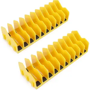 Pliers Organizer Rack, Pliers Cutters Organizer with Non-Slip Rubber Base, Keep Tools Organized in Drawers, 2 Pack, Extendable, Fit 3'H Drawers and MoreQuesear