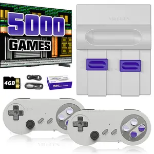 VILCORN 16-Bit Wireless Retro Handheld Video Game Console 4800+ Games for Everdrive SNES NES FC Family Game Machine