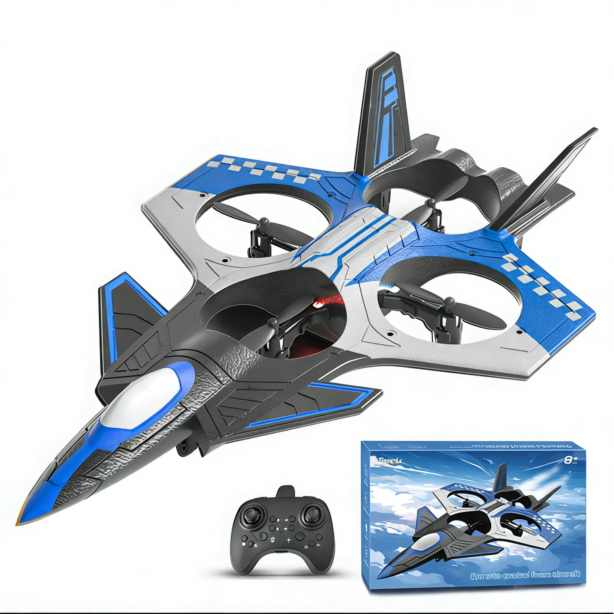 Stunt RC airplane fixed-wing glider aerial photography plane gyroscope-stabilized plane boys' toy plane children's RC plane foam RC plane EPP foam plane crash-resistant foam plane beginner model aircraft Toy Gifts Christmasgift New Year gift TongLi