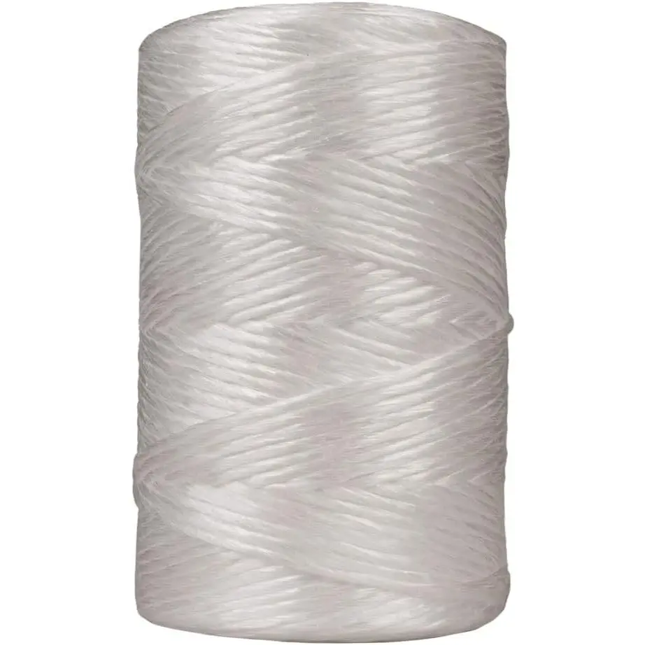 and  Polypropylene Twine -  for Outdoor, Gardening, Landscaping, and Shipping - 1000 ft Tube, White