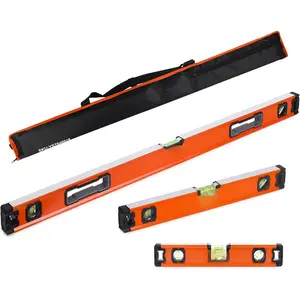 3- Spirit Level Set, 12", 20", 40" Level Set with  Torpedo Level, 45?/90?/180?Bubbles Measuring, Aluminium Alloy Levels with Carrying Bag