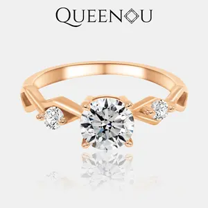 【868】Valentine's Flash Infinite Elegance Crossover Synthetic Moissanite Ring – Chic and Timeless Design for Every Occasion. Perfect for Engagements, Weddings, or as a Fashion Statement.