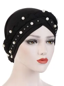 Elastic Ramanda Turban Hat, Head Wrap Under Scarf, Mid-East Head Scarf, Hijab Cap, Inner Cap, Windproof, Full Neck, for Women