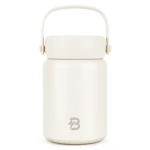 Small Thermo for Hot Food,12oz Stainless Steel Insulated Food Jar, Wide Mouth Leak-Proof Soup Thermo for Adults Work or Travel