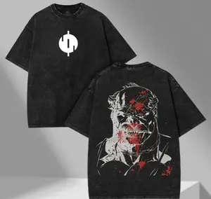 Wash Tee Invincible Conquest Graphic, Streewear Appare, Nolan Grayson Vintage Shirt Black Wash Hoodie, T-Shirt, Sweatshirt, Premium Anime Inspired Comic Fan