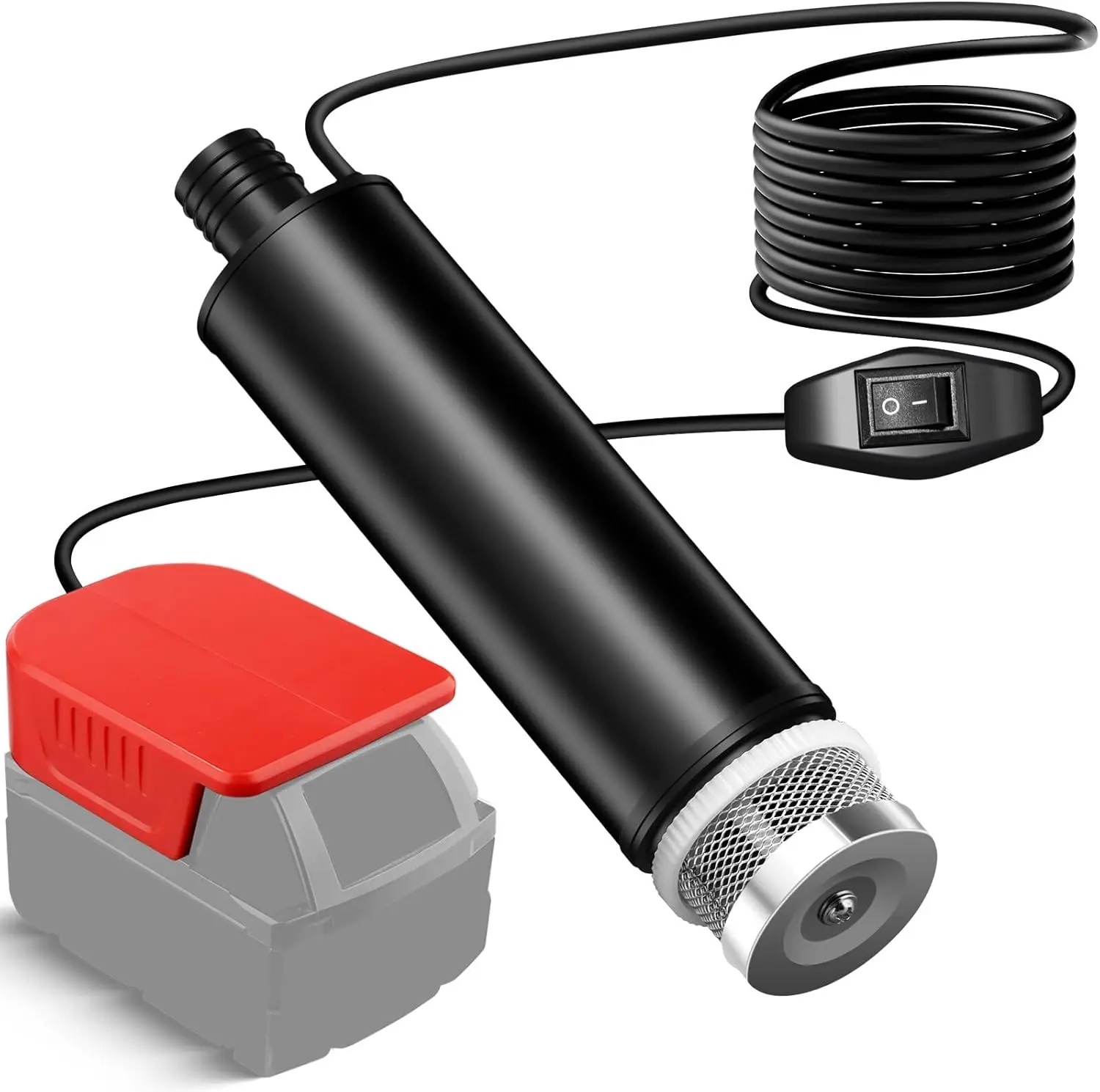 Cordless Submersible Water Pump for Milwaukee M-18 18V Battery, 635GPH Portable Transfer Pump for Garden, RV Draining (No Battery Included)