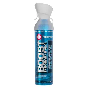 Boost Oxygen REVIVE Peppermint | Portable Supplemental Oxygen | Single Can | All Sizes