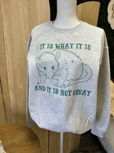 POSSUM VERSION - It is What it Is and It Is Not Great Sweatshirt or T-Shirt