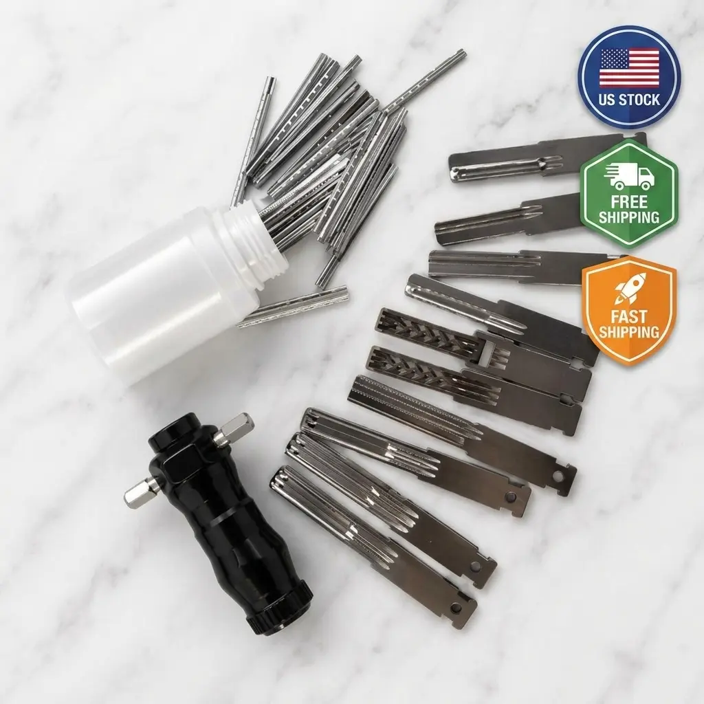 9-in-1 Hand Tool Repair Kit with Aluminum Foil Strip, Multi-Function Hardware Repair Tool Set
